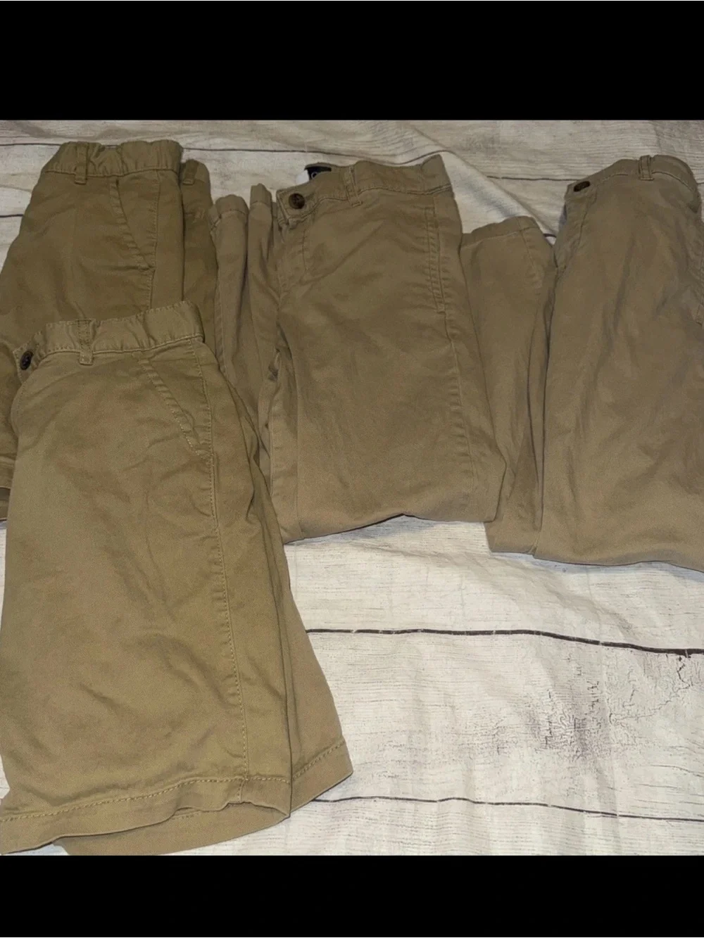 Children’s Place Khaki Pants Shorts Lot Size  10 Uniform School